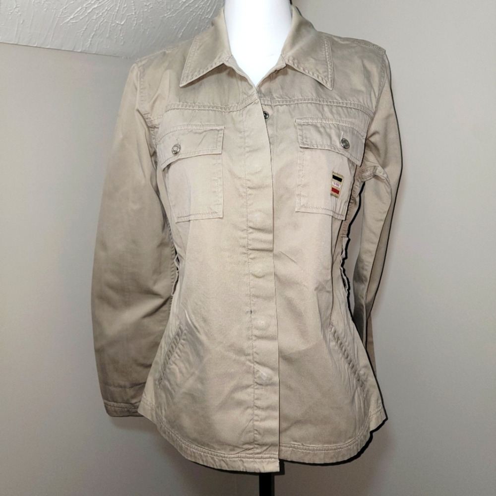 Tommy Jeans Khaki‎ Jacket - Size Large